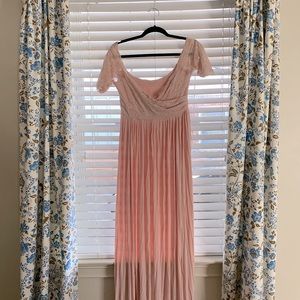 Sew Trendy Accessories Maternity Gown- S